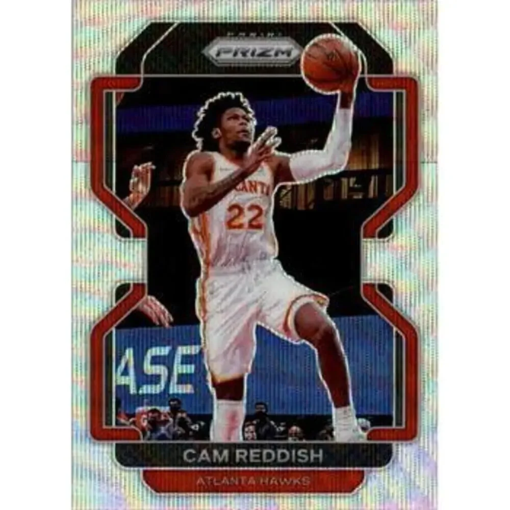 2021-22 Panini Silver Prizm Cam Reddish 21 Atlanta Hawks